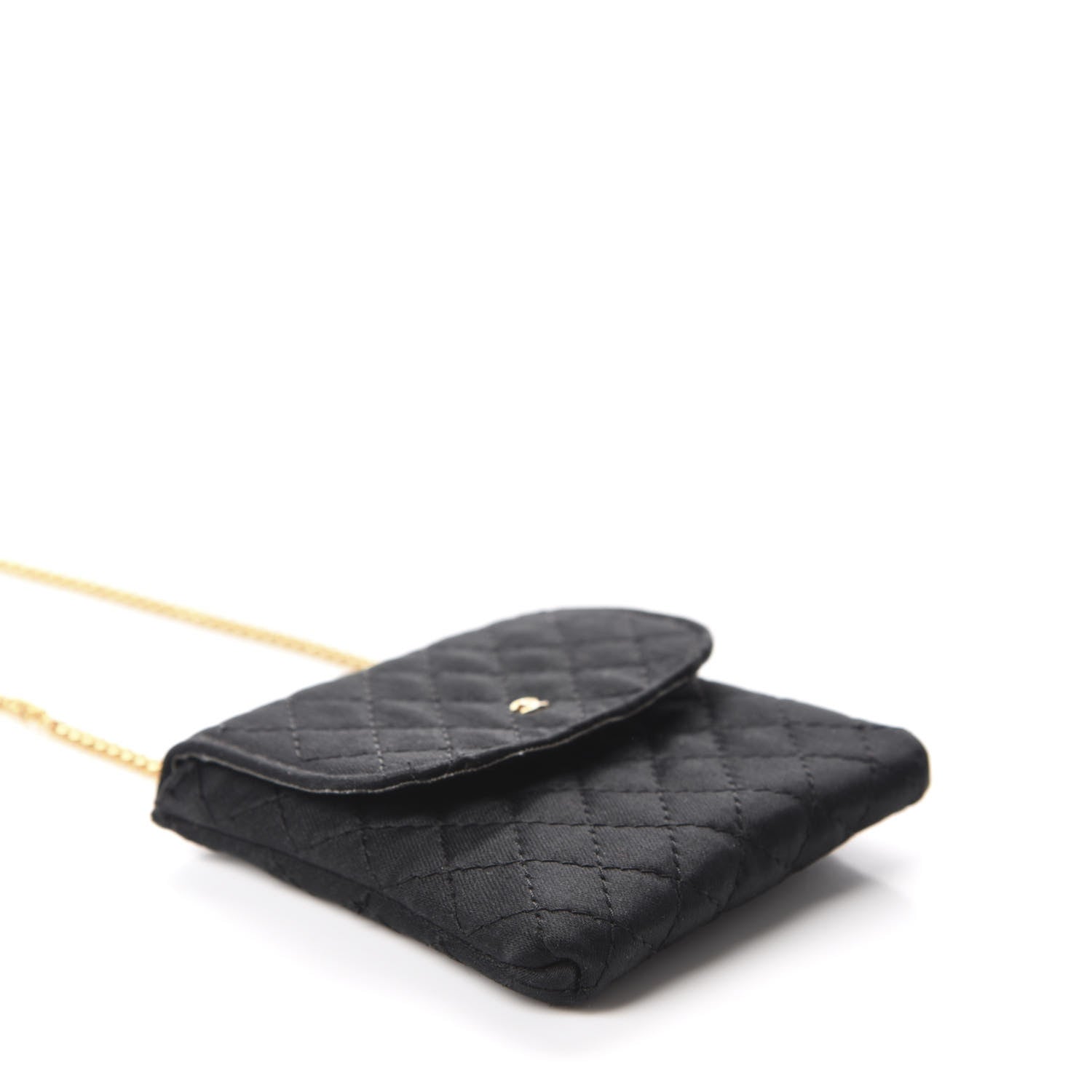 Chanel Grosgrain Quilted Micro Flap Bag Black 4 of 10