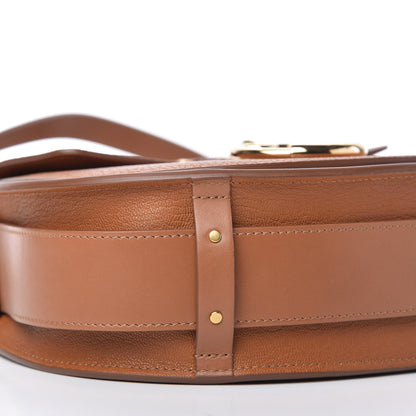 Chloe Grained Calfskin Large Tess Bag Caramel 6 of 9