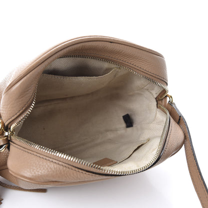 Gucci Pebbled Calfskin Small Soho Disco Bag Rose Beige 5 of 21