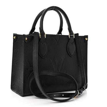Louis Vuitton Empreinte Monogram Giant Onthego PM Black 3 of 9