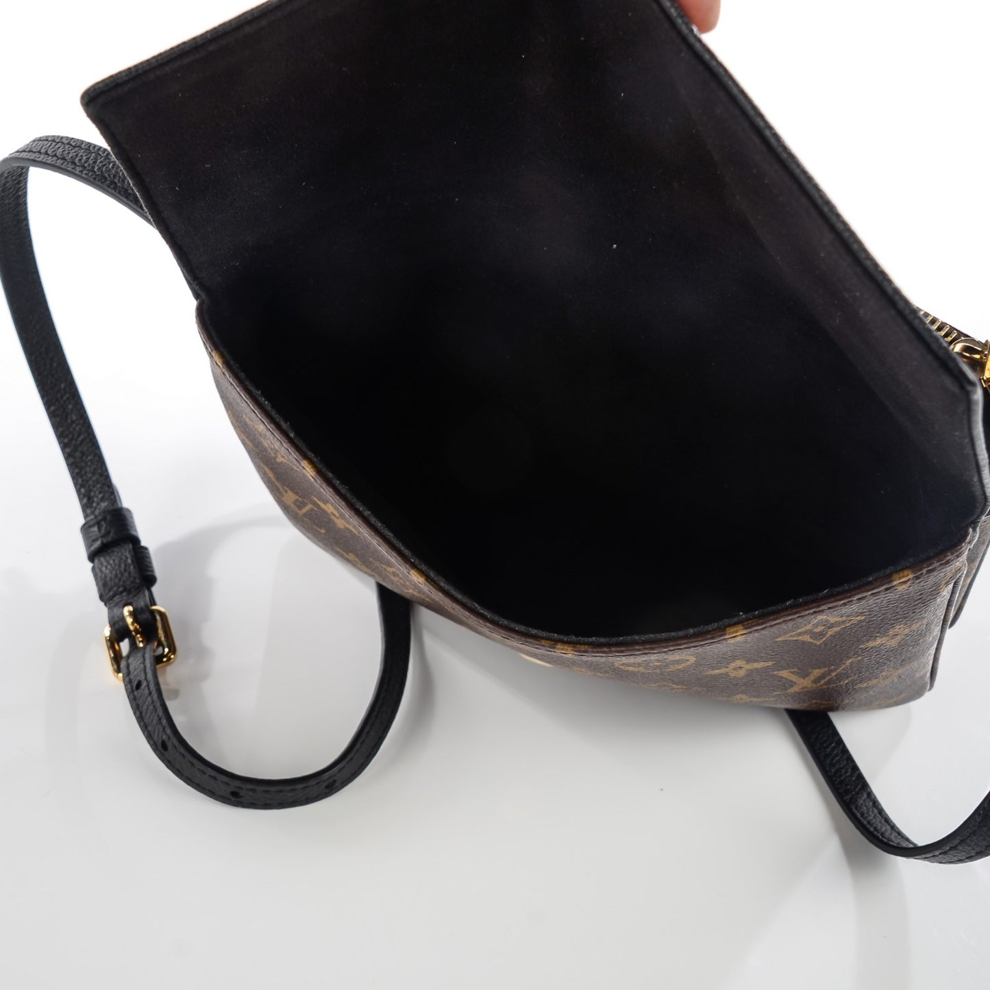 Monogram Twinset Pochette Black