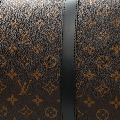 Louis Vuitton Monogram Macassar Keepall Bandouliere 55 16 of 16