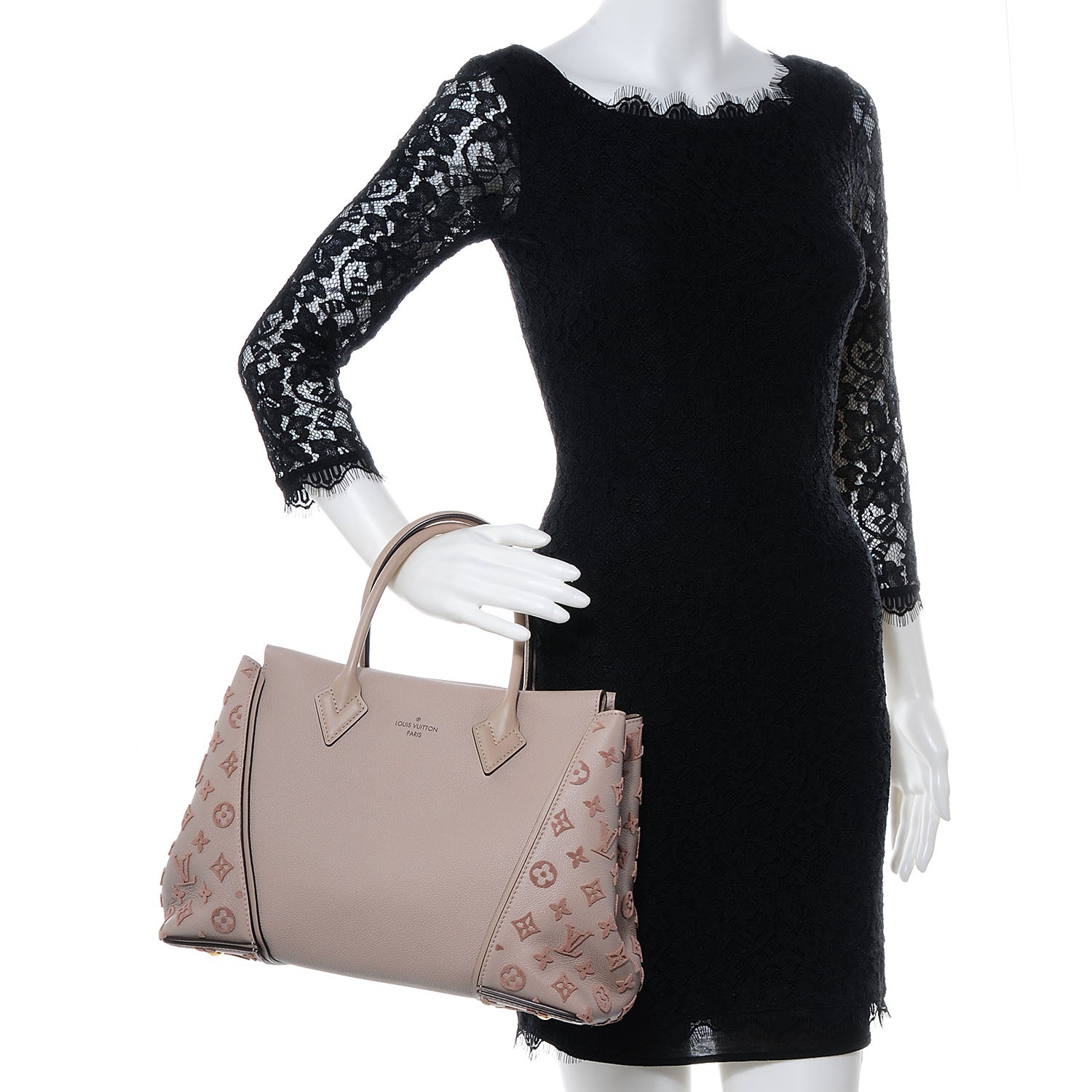 Louis Vuitton Veau Cachemire Tote W PM Galet 2 of 9