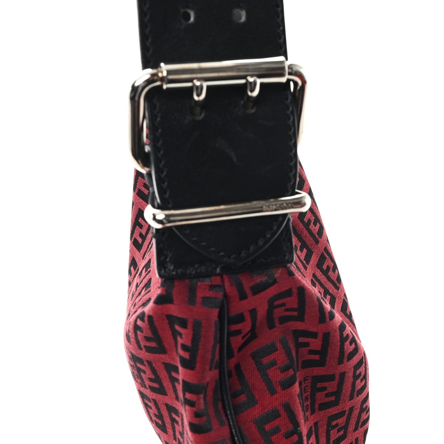 Fendi Zucchino Oyster Red Black 1809853 – FASHIONPHILE