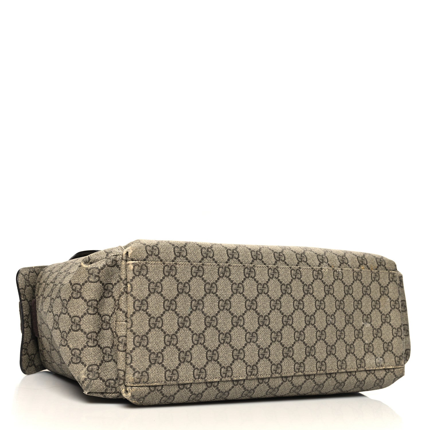Gucci GG Plus Monogram Messenger Diaper Bag Dark Brown 5 of 13