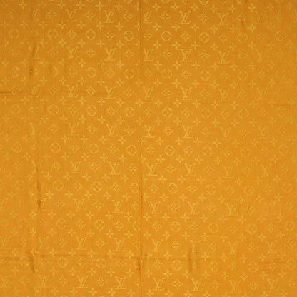 Louis Vuitton Wool Silk Monogram Shawl Safran 4 of 5