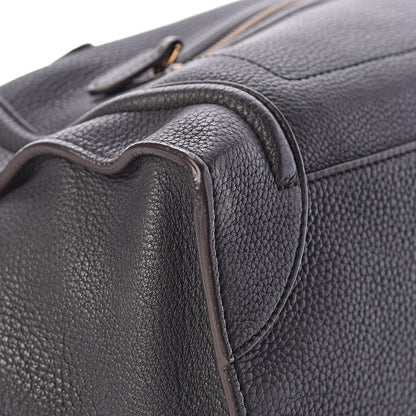 Celine Drummed Calfskin Mini Luggage Anthracite 11 of 15