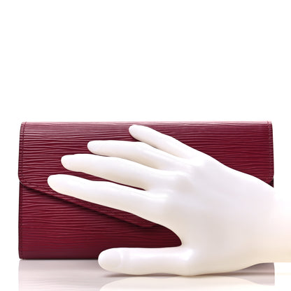 Louis Vuitton Epi Sarah Wallet NM Fuchsia 2 of 6