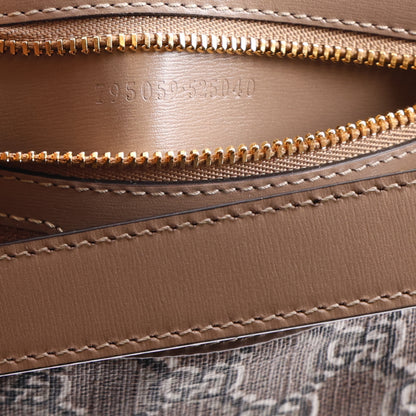 Gucci GG Shadow Monogram Super Mini Ophidia Shoulder Bag Taupe 8 of 10