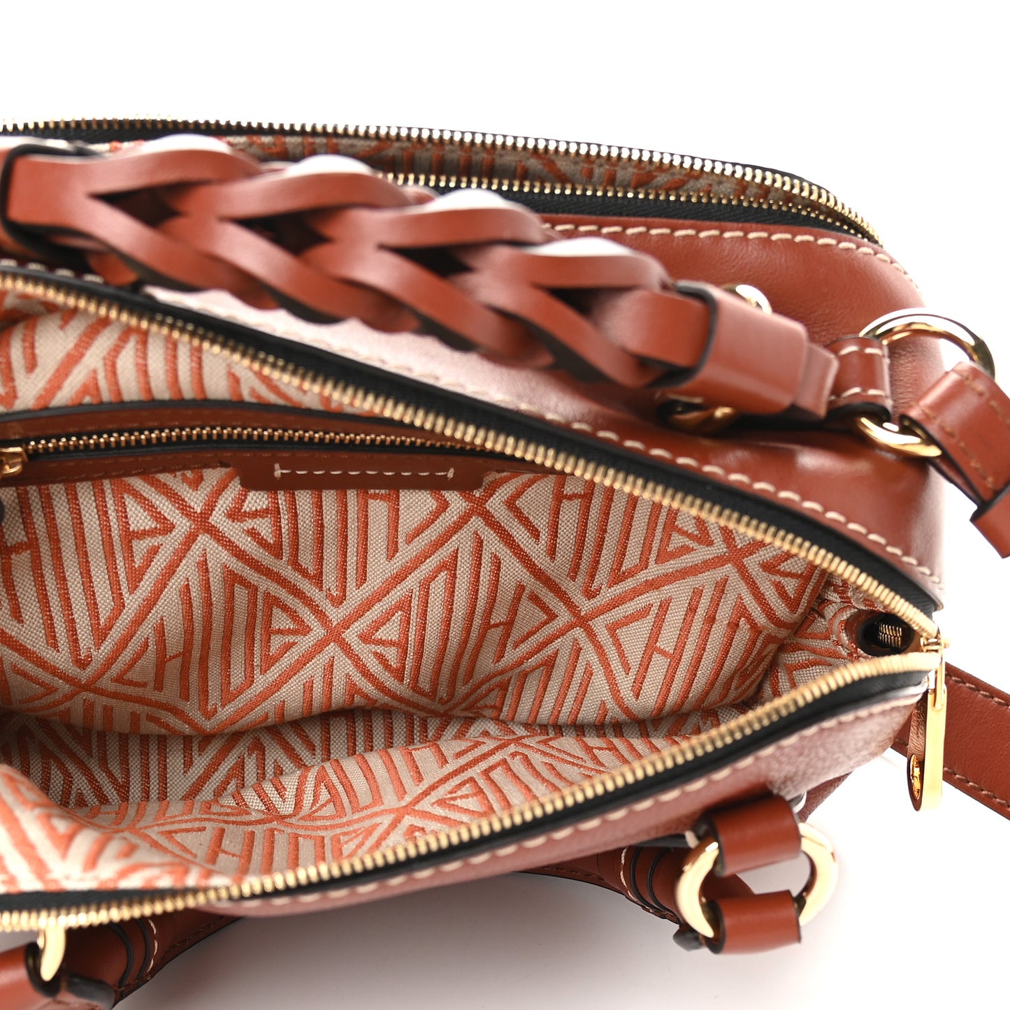 Calfskin Small Daria Sepia Brown