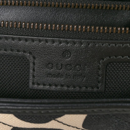 Gucci Canvas Matelasse Diagonal Polka Dot Small GG Marmont Shoulder Bag Black White 7 of 11
