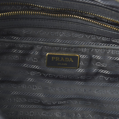 Prada Tessuto Nylon Saffiano Tote Grey 9 of 11