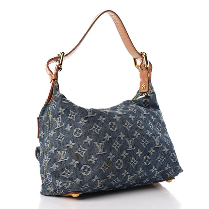 Louis Vuitton Monogram Denim Baggy PM Blue 3 of 13