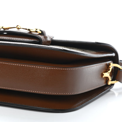 Gucci GG Supreme Monogram Horsebit 1955 Shoulder Bag Beige Brown Sugar 9 of 9