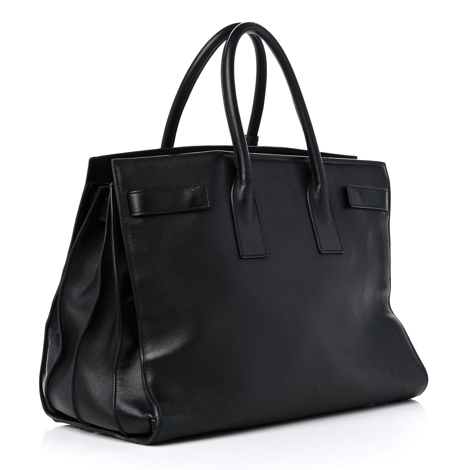 Saint Laurent Calfskin Large Sac de Jour Carryall Black 3 of 23