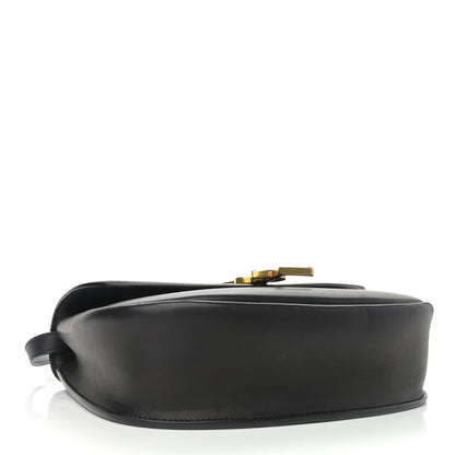 Saint Laurent Pony Hair Calfskin Leopard Print Monogram Medium Kaia Satchel Black 4 of 11