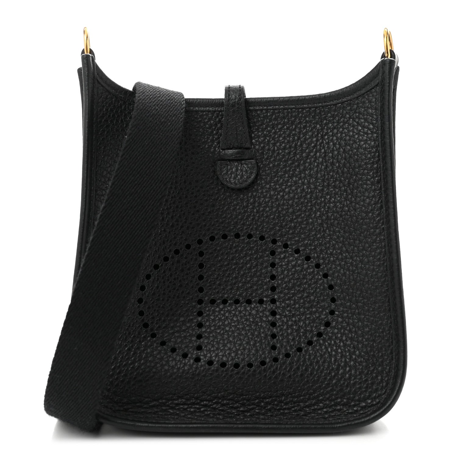 Hermes Taurillon Clemence Evelyne TPM Black 1 of 10