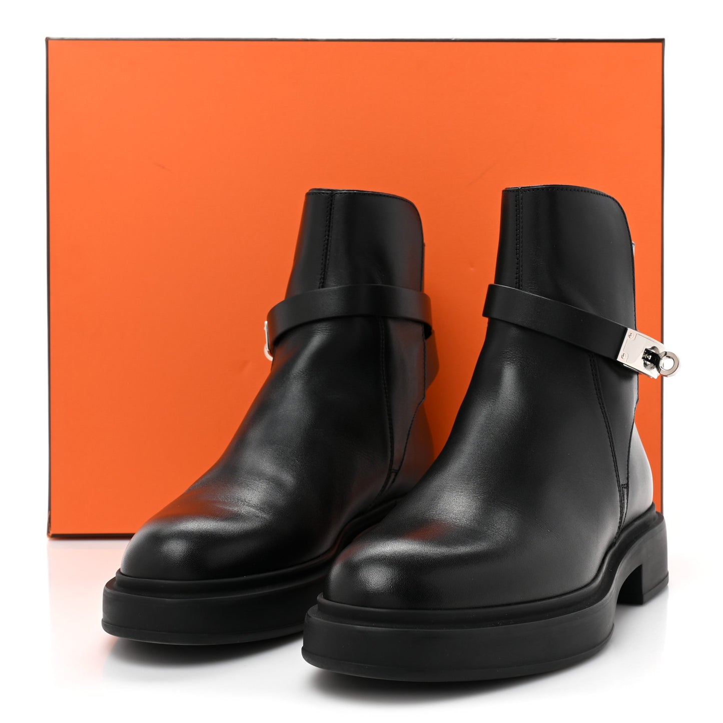 Calfskin Veo Ankle Boots 36 Black