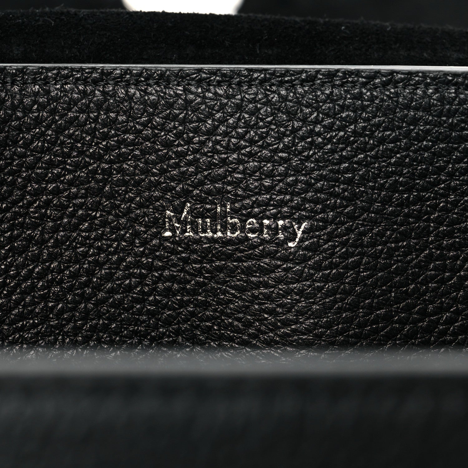 Mulberry Small Classic Grain Calfskin Small Seaton Black 5 of 7