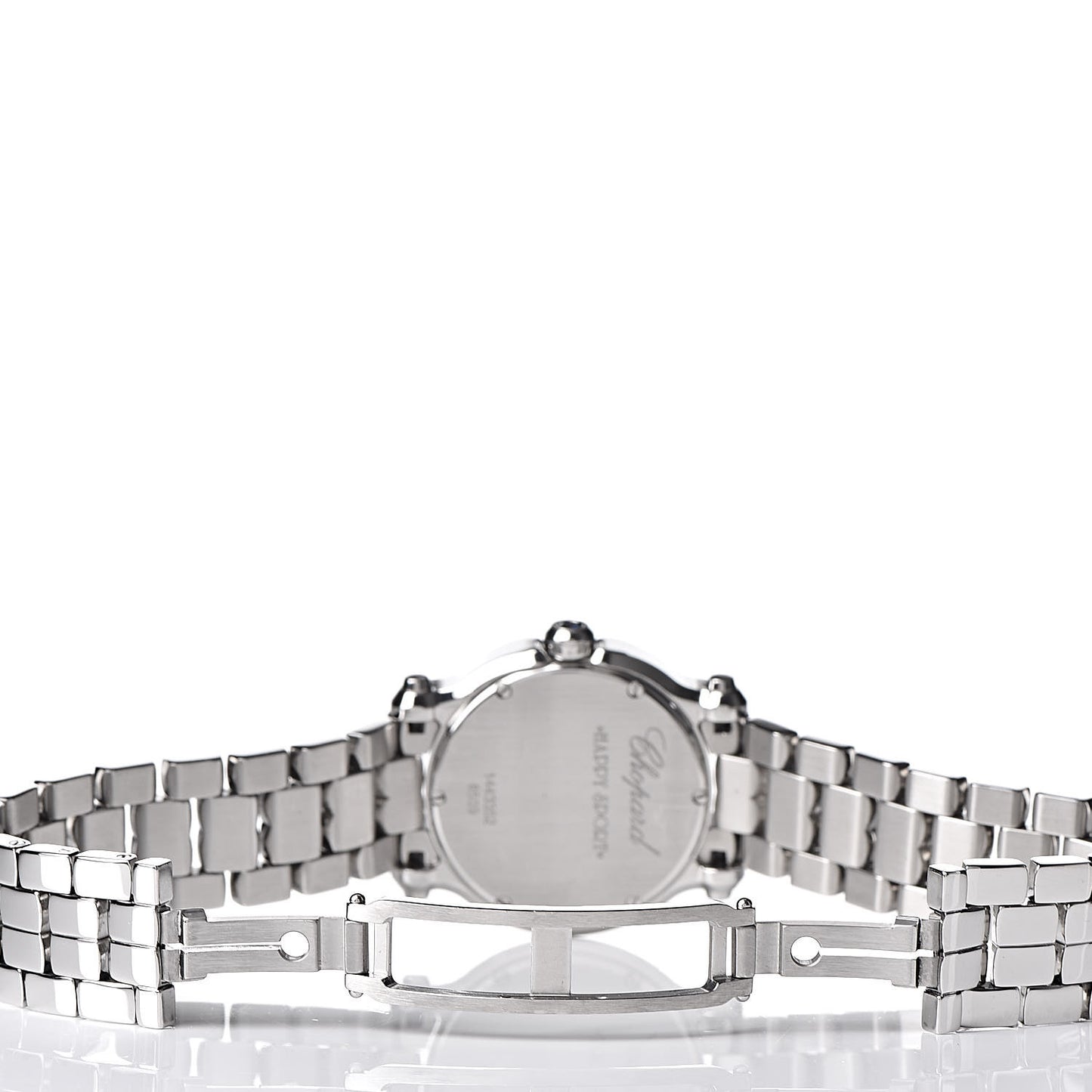Stainless Steel 5 Diamond 30mm Happy Sport Quartz Watch