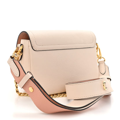 Louis Vuitton Grained Calfskin Lockme Tender Quartz Rose Trianon 3 of 14