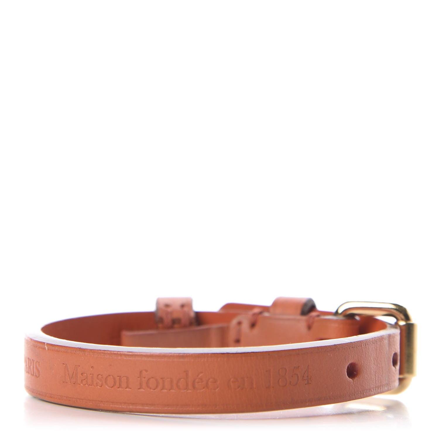 Louis Vuitton Calfskin Stamp It Bracelet 17 Piment 3 of 6