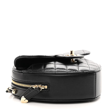 Chanel Lambskin Quilted CC In Love Heart Bag Black 4 of 10