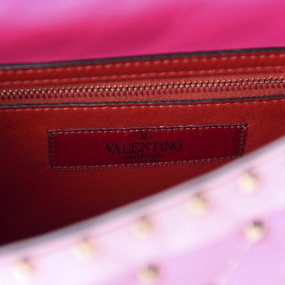Valentino Garavani Lambskin Stripe Intarsia Medium Rockstud Spike Shoulder Bag Multicolor 10 of 11