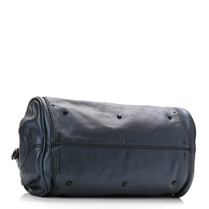 Chloe Metallic Calfskin Medium Paddington Satchel Blue 4 of 12