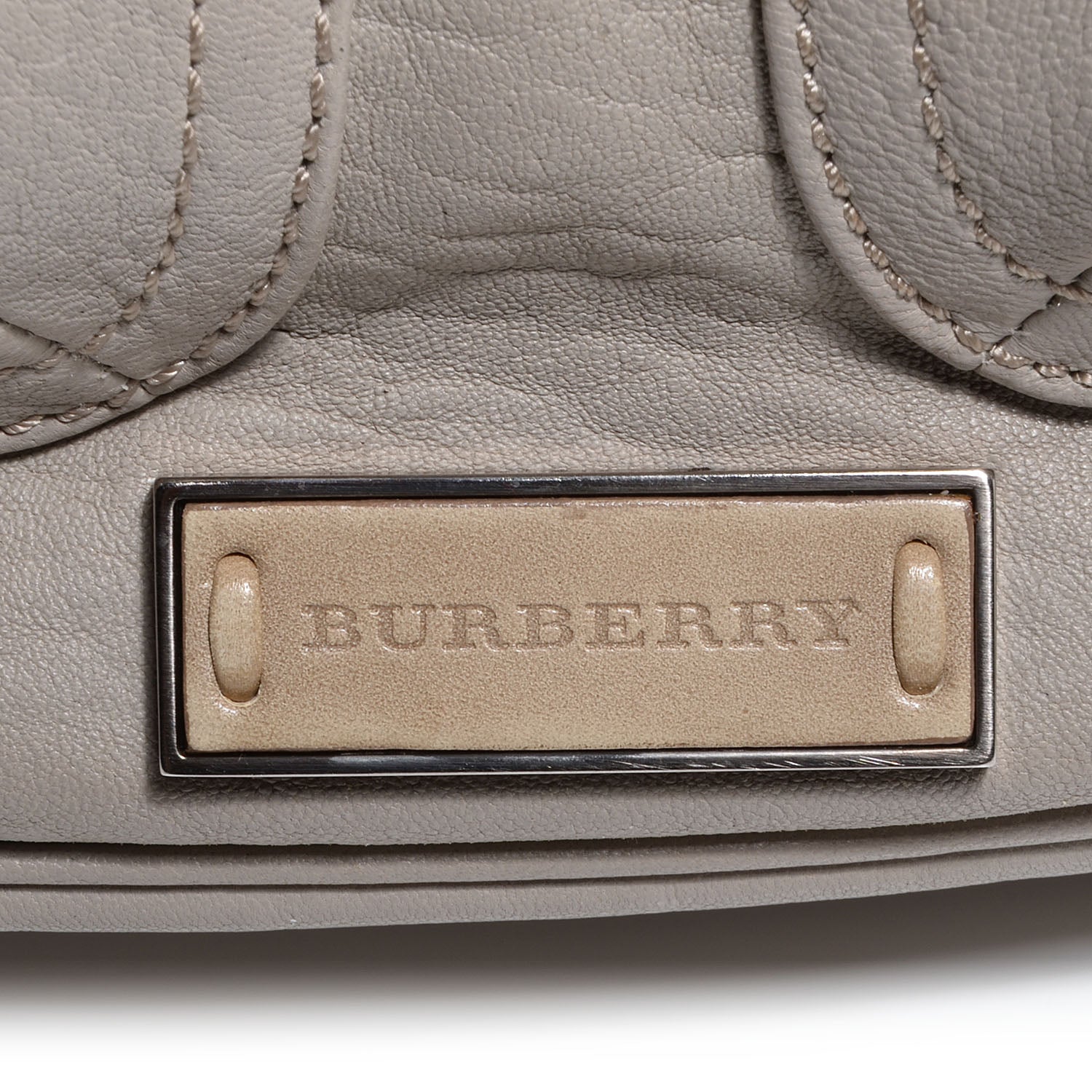 Burberry Leather Crompton Tote Grey 18 of 27
