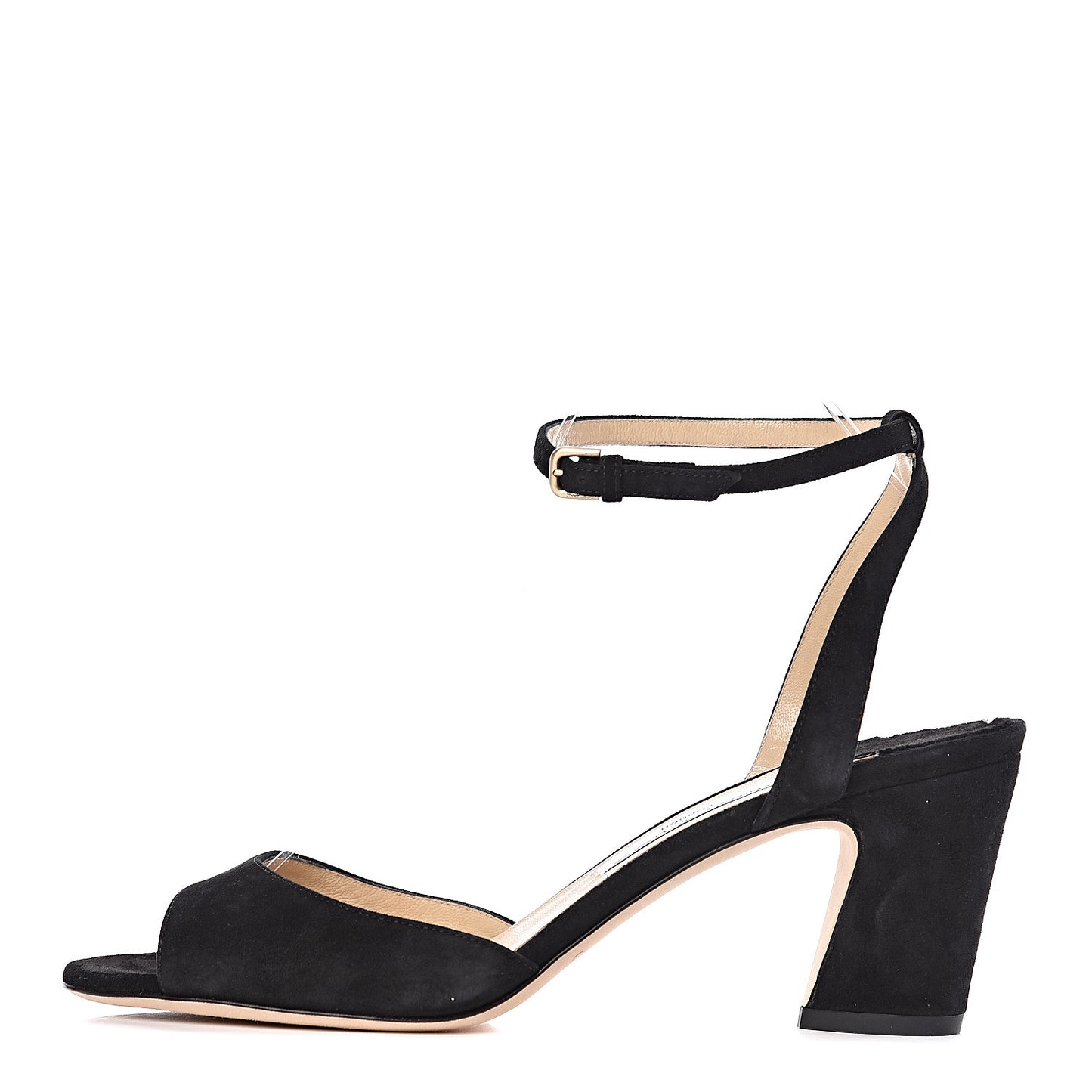 Suede Miranda 65 Sandals 40 Black