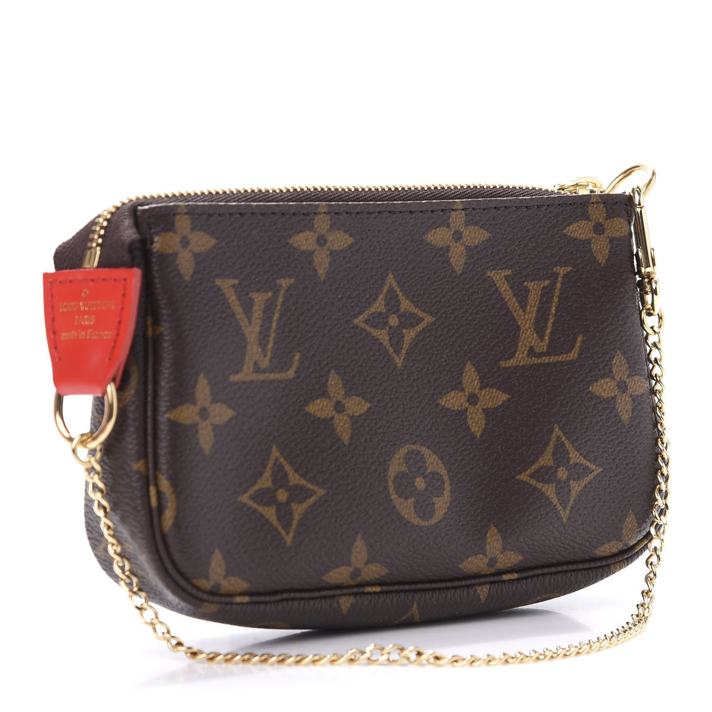 Monogram 2020 Christmas Animation Bumper Cars Mini Pochette Accessories Coquelicot