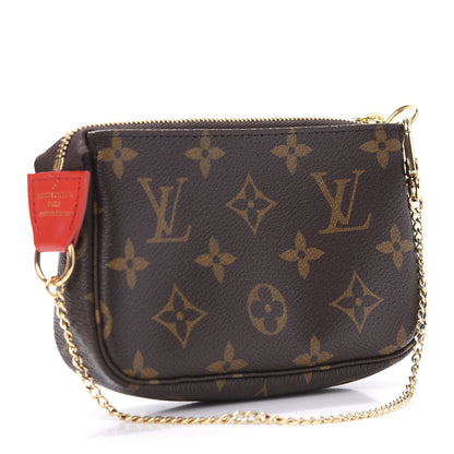 Louis Vuitton Monogram 2020 Christmas Animation Bumper Cars Mini Pochette Accessories Coquelicot 3 of 10