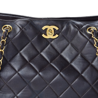 Chanel Lambskin Quilted Tote Brown 8 of 16