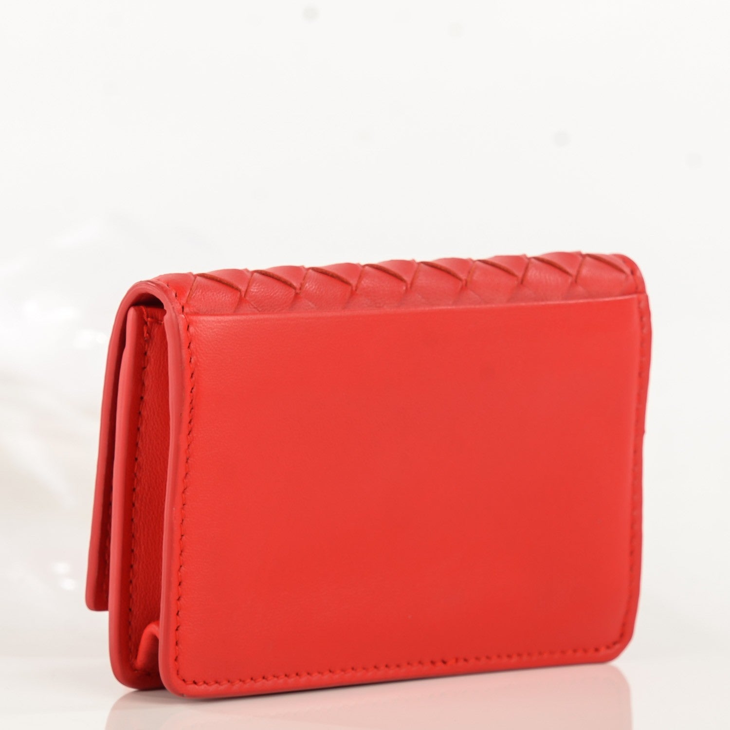 Bottega Veneta Nappa Intrecciato Woven Card Case Vesuvio 3 of 7