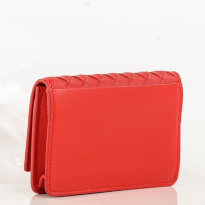 Bottega Veneta Nappa Intrecciato Woven Card Case Vesuvio 3 of 7