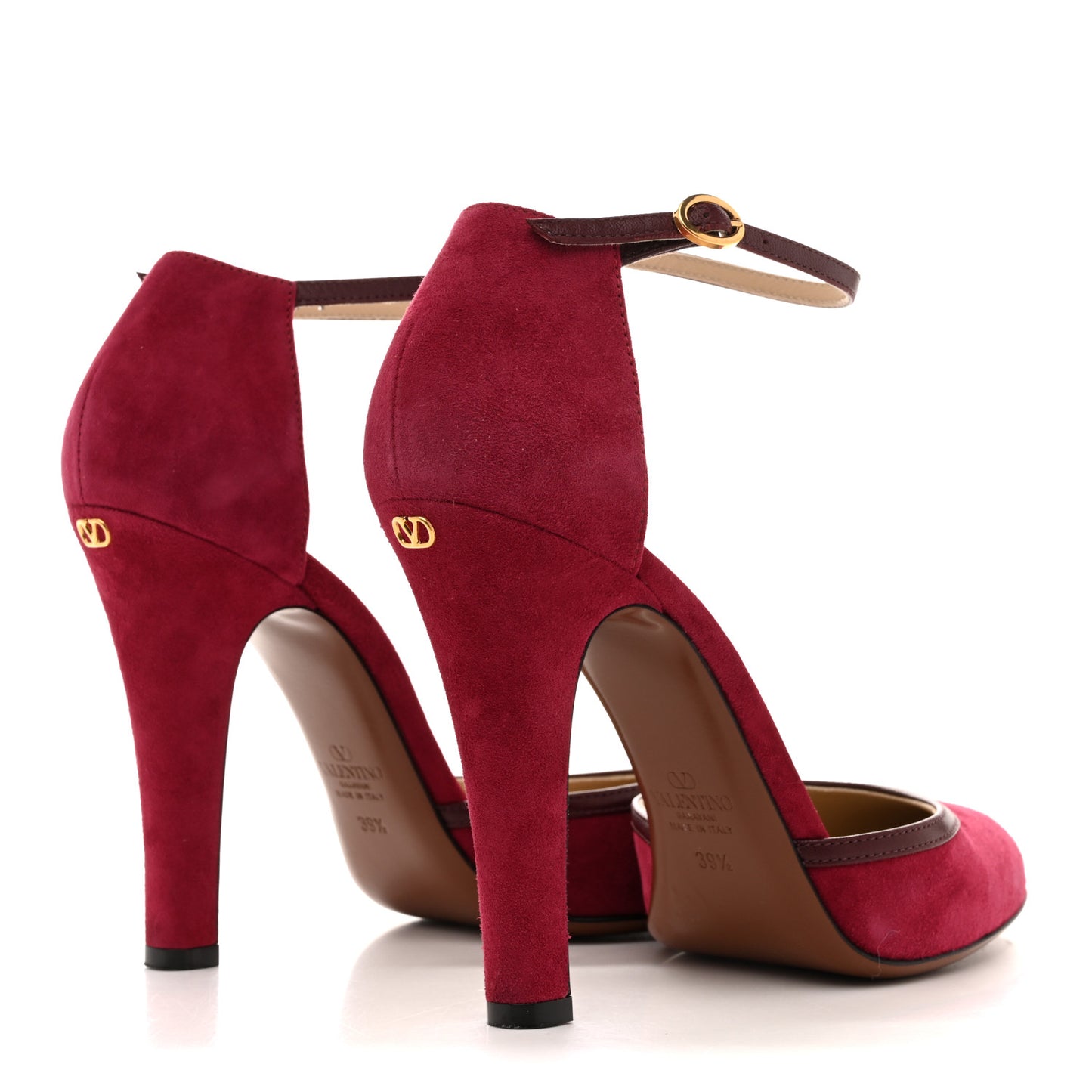 Suede Hi Dolly Pumps 39.5 Pink