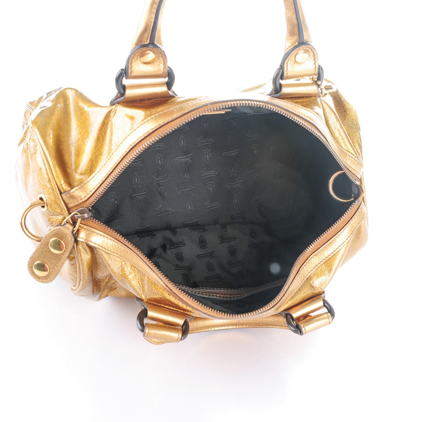 Patent Medium Babouska Boston Gold