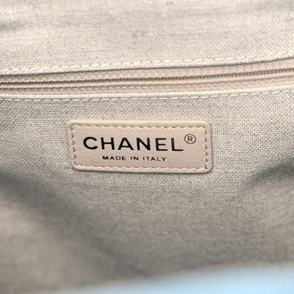 Chanel Mixed Fibers Medium Deauville Tote Light Blue 7 of 11