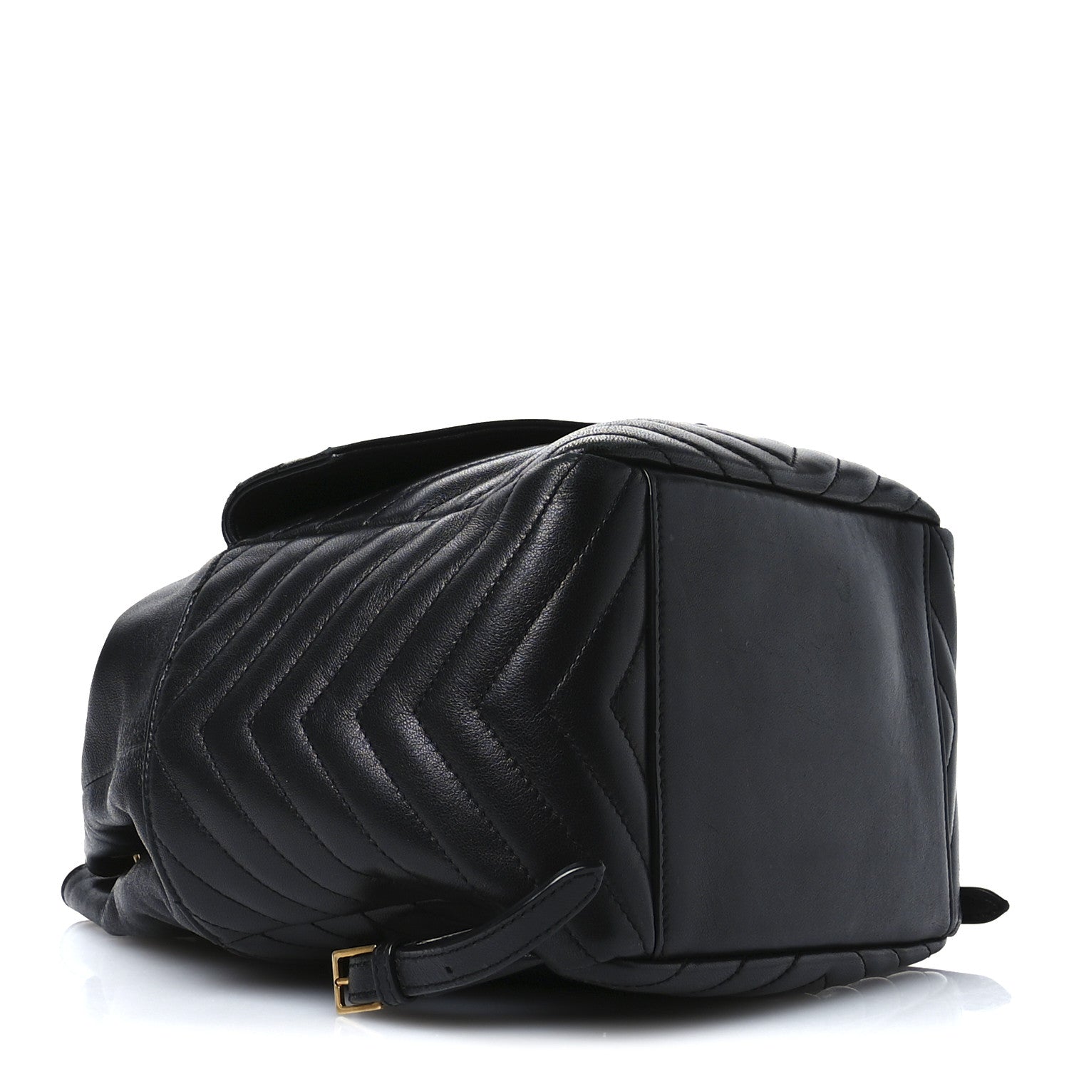 Saint Laurent Lambskin Matelasse Monogram Joe Backpack Black 4 of 11