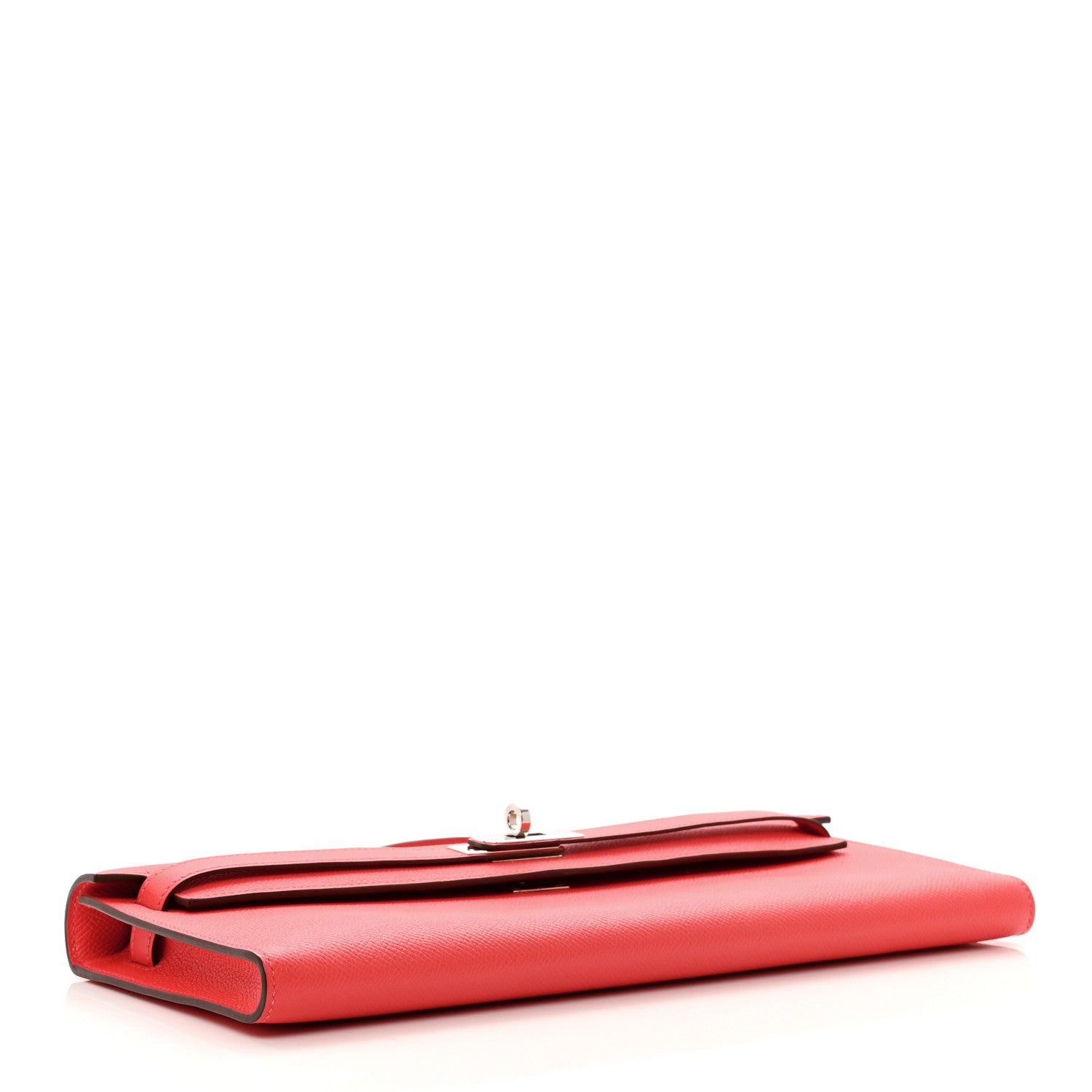 Hermes Epsom Kelly Cut Clutch Pochette Rose Jaipur 4 of 8