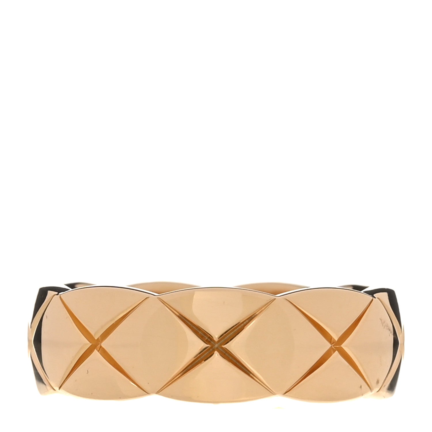Chanel 18K Beige Gold Small Coco Crush Ring 55 7.5 1 of 6