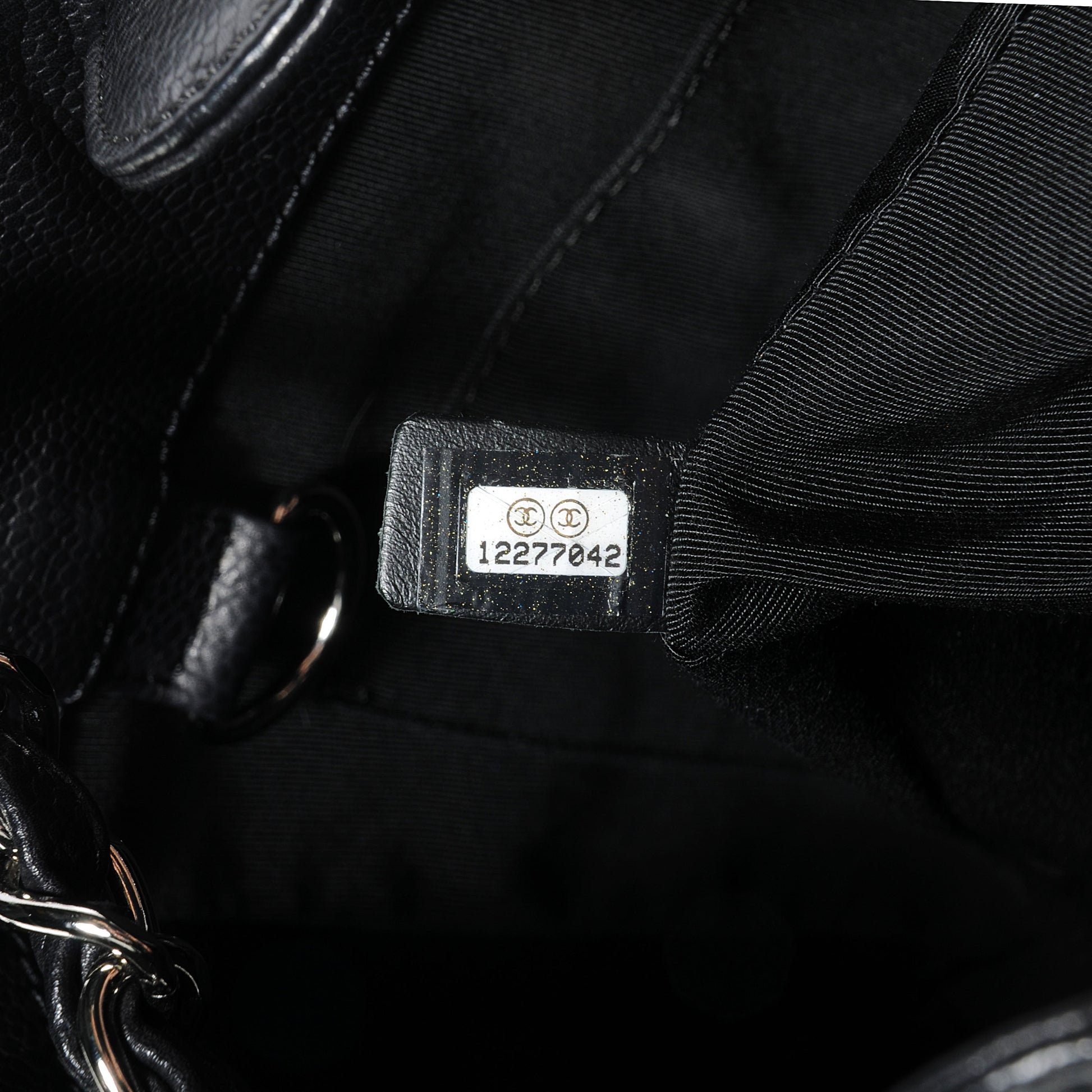 Chanel Caviar Petit Shopping Tote PST Black 8 of 8