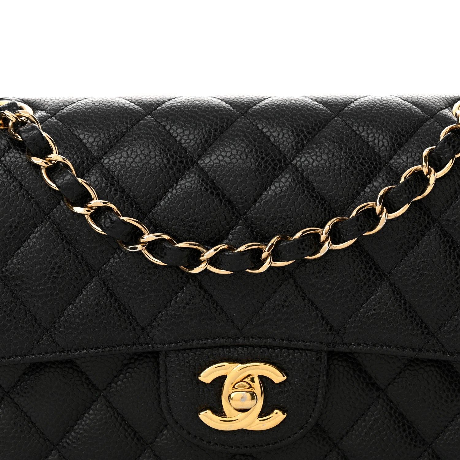Chanel Caviar Quilted Small Double Flap Black 8 of 15
