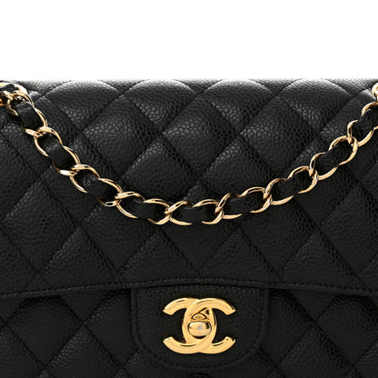 Chanel Caviar Quilted Small Double Flap Black 8 of 15