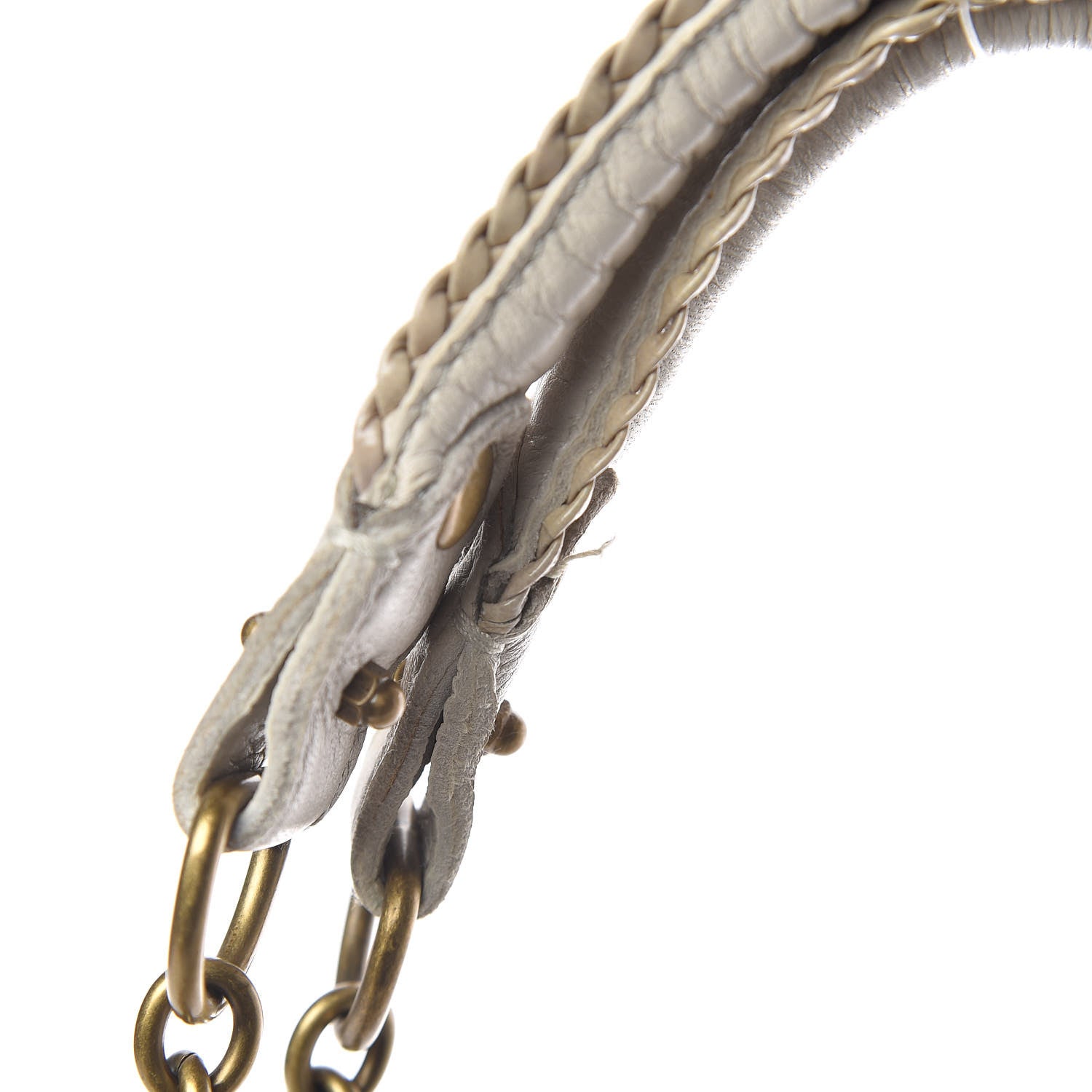 Bottega Veneta Nappa Intrecciato Napoli Shoulder Bag Cream 11 of 14