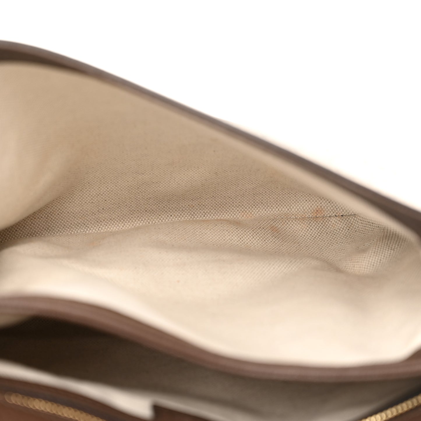 GG Supreme Monogram Textured Dollar Calfskin Web Medium Blondie Top Handle Shoulder Flap Bag Beige Ebony New Acero