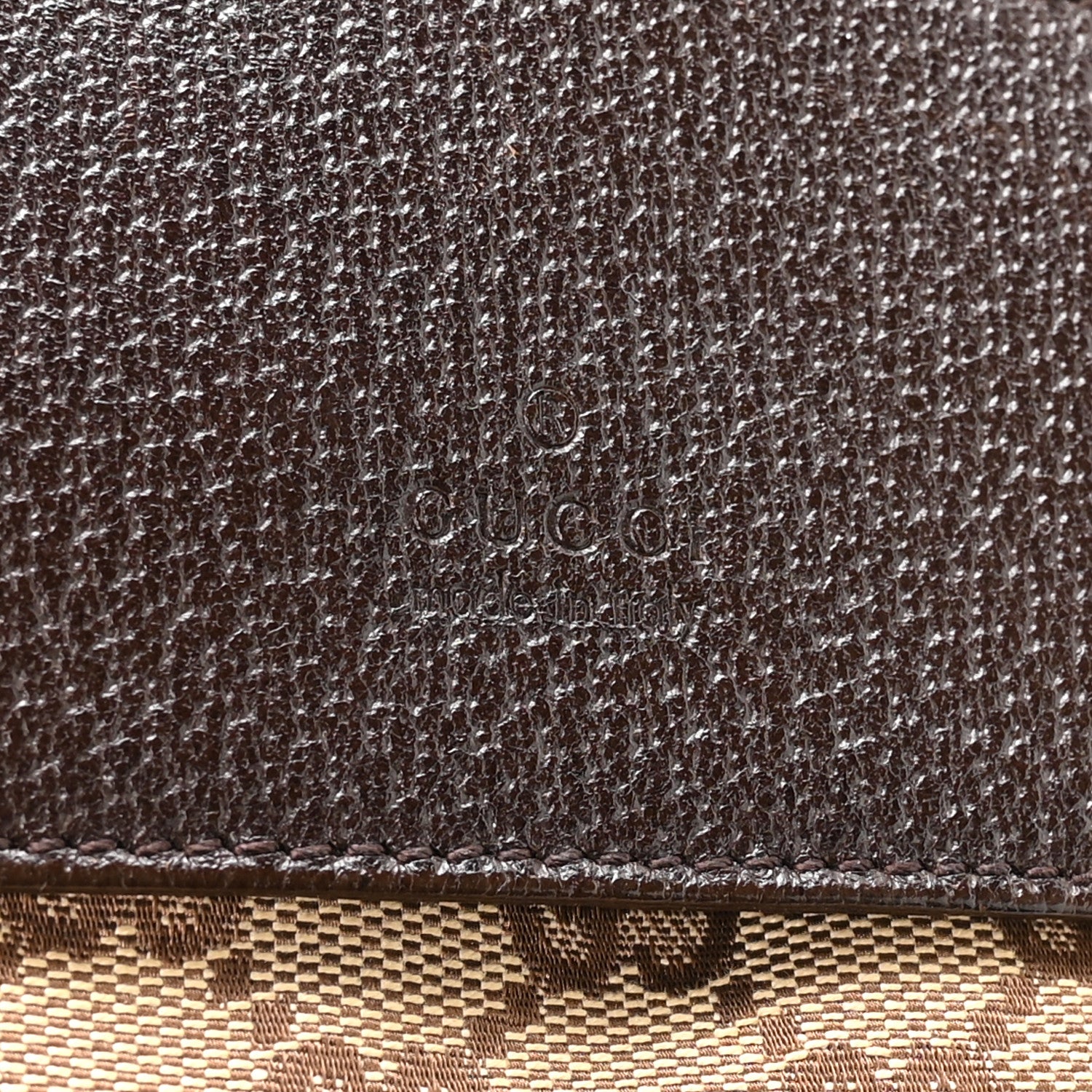 Gucci Monogram Web Belt Bag Dark Brown 6 of 10