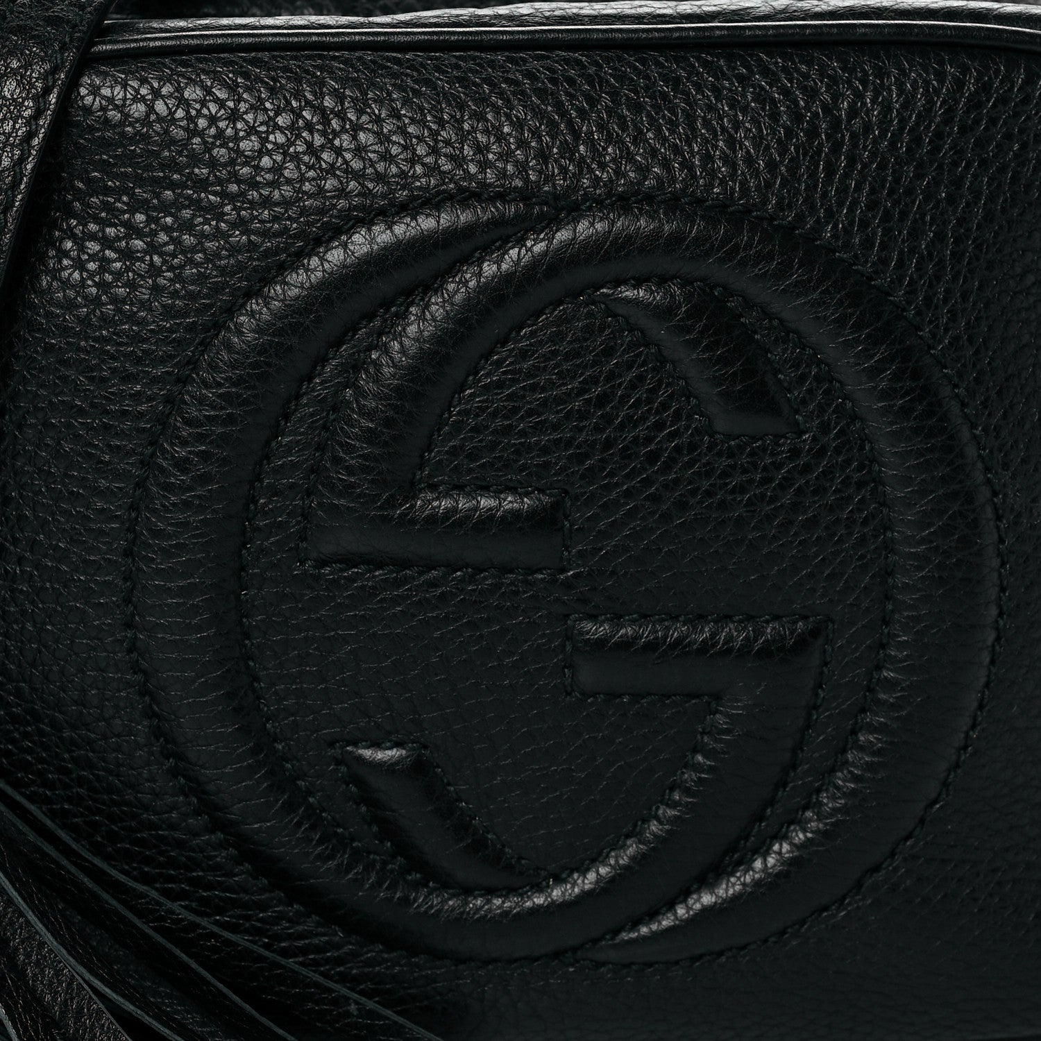 Gucci Pebbled Calfskin Small Soho Disco Bag Black 9 of 11