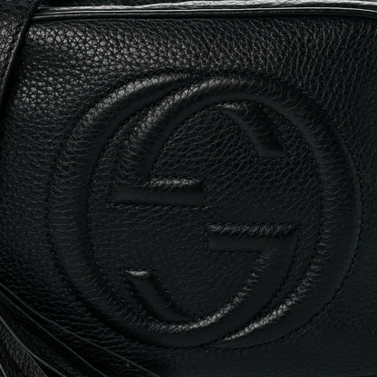 Gucci Pebbled Calfskin Small Soho Disco Bag Black 9 of 11